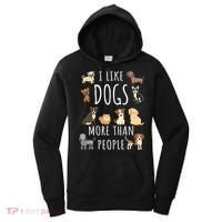 I Like Dogs More Than People Gift Women's Hoodie thumb 0