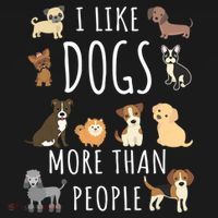 I Like Dogs More Than People Gift Mousepad thumb 1