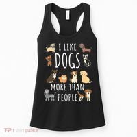 I Like Dogs More Than People Gift Women's Tank Top thumb 0
