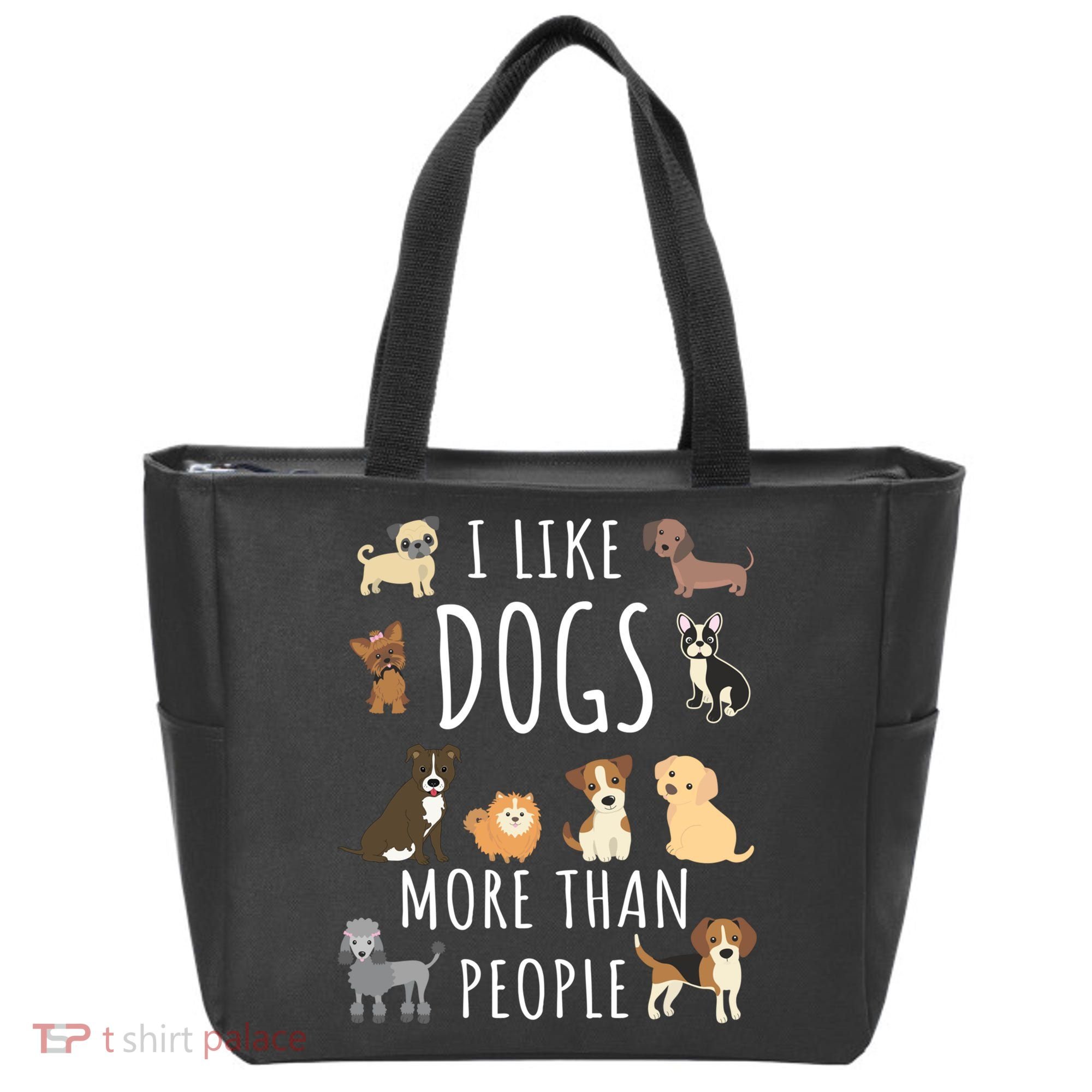 I Like Dogs More Than People Gift Tote Bag