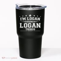 Im Logan Doing Logan Things Tumbler thumb 0