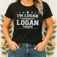 Im Logan Doing Logan Things Women's T-Shirt thumb 2