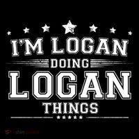 Im Logan Doing Logan Things Kids Sweatshirt thumb 2