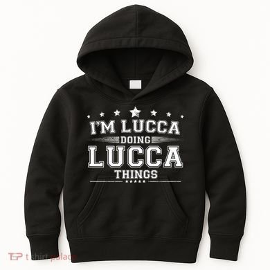 Im Lucca Doing Lucca Things Kids Hoodie