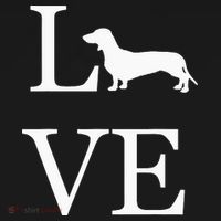 I Love Dachshund Weiner Dog Lover White Graphic Pet Owner Sweatshirt thumb 3