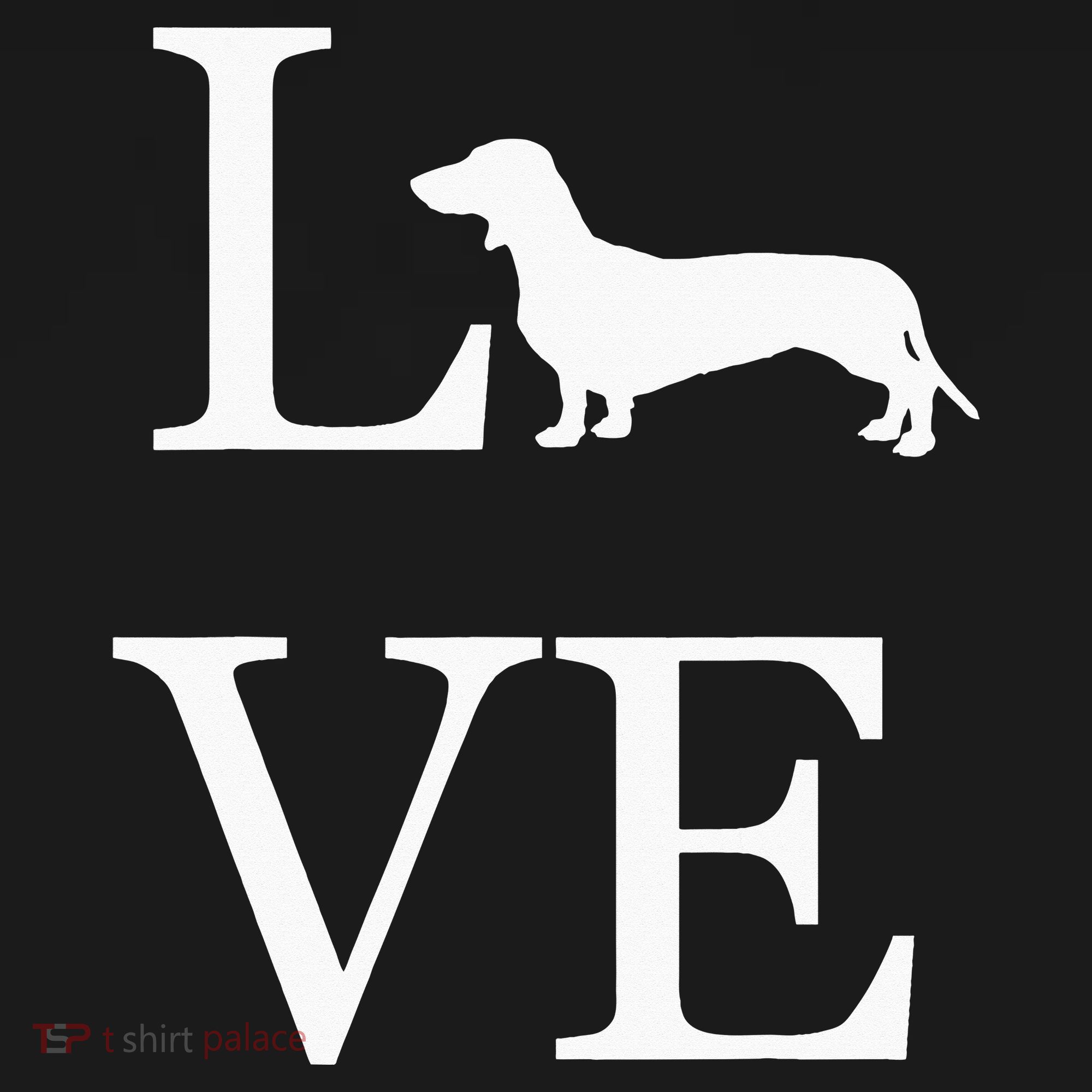 I Love Dachshund Weiner Dog Lover White Graphic Pet Owner Kids T-Shirt