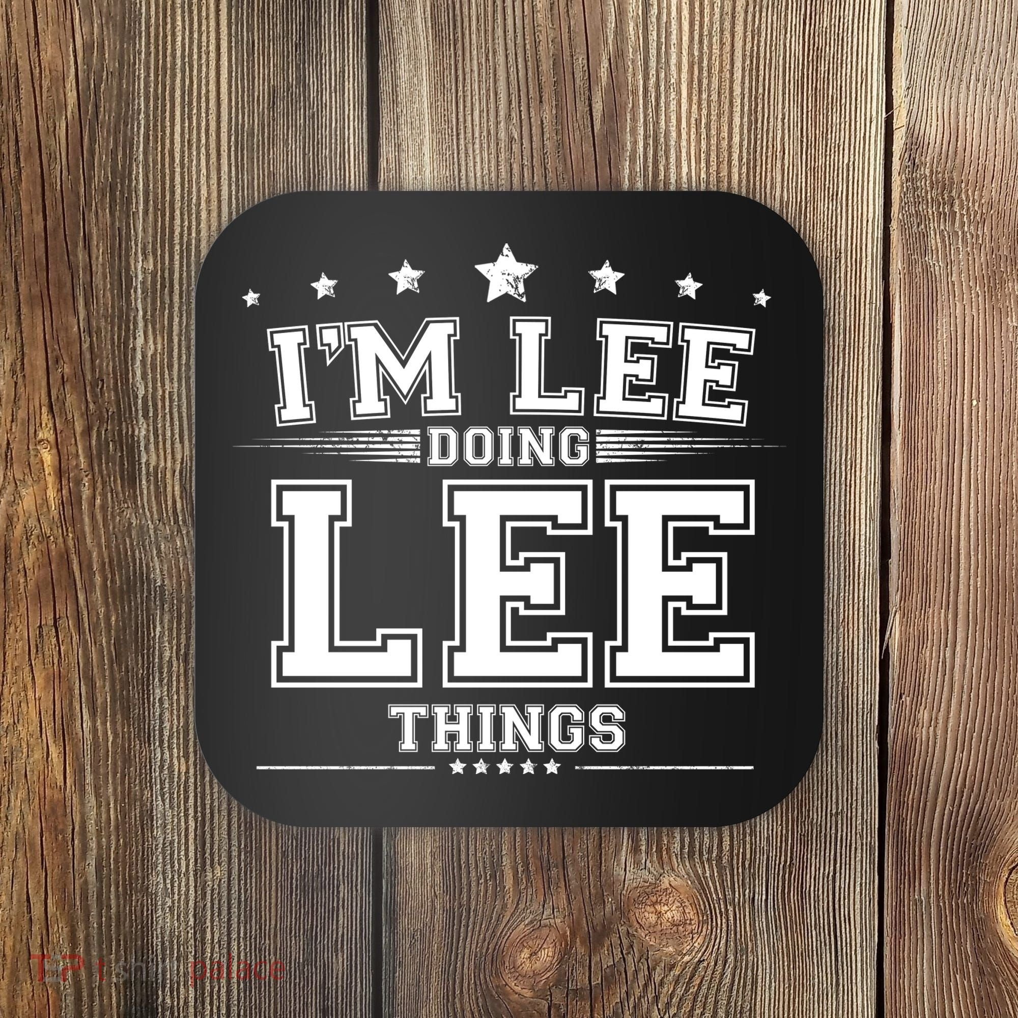 Im Lee Doing Lee Things Coaster