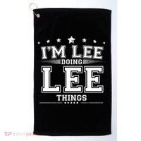 Im Lee Doing Lee Things Golf Towel thumb 0