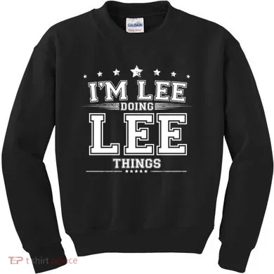 Im Lee Doing Lee Things Kids Sweatshirt