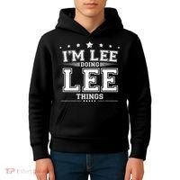 Im Lee Doing Lee Things Kids Hoodie thumb 4