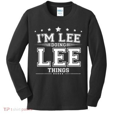 Im Lee Doing Lee Things Kids Long Sleeve Shirt