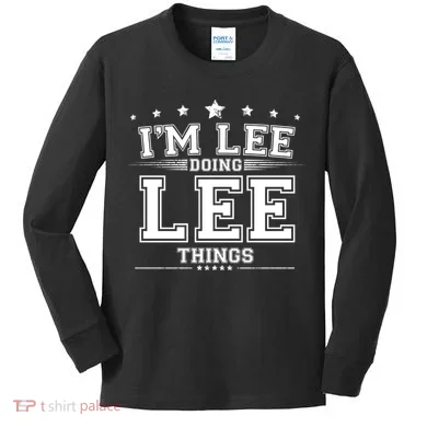 Im Lee Doing Lee Things Kids Long Sleeve Shirt