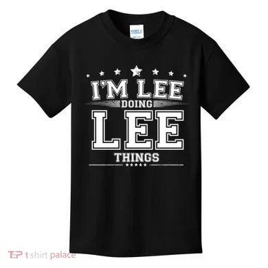 Im Lee Doing Lee Things Kids T-Shirt
