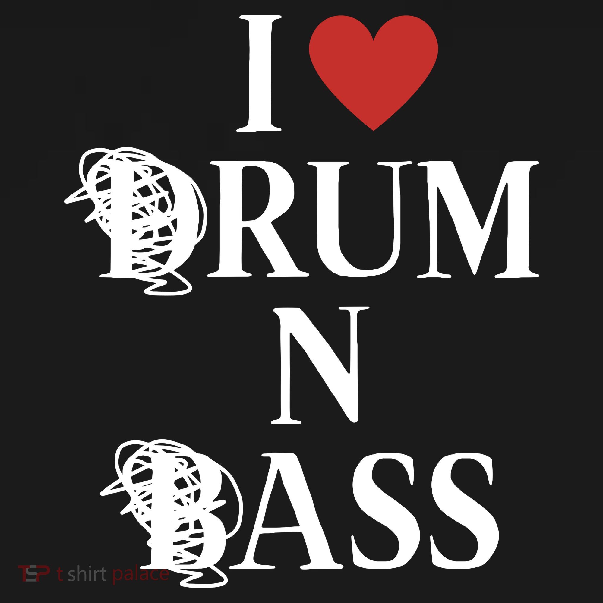 I Love Drum And Bass Rock Coaster