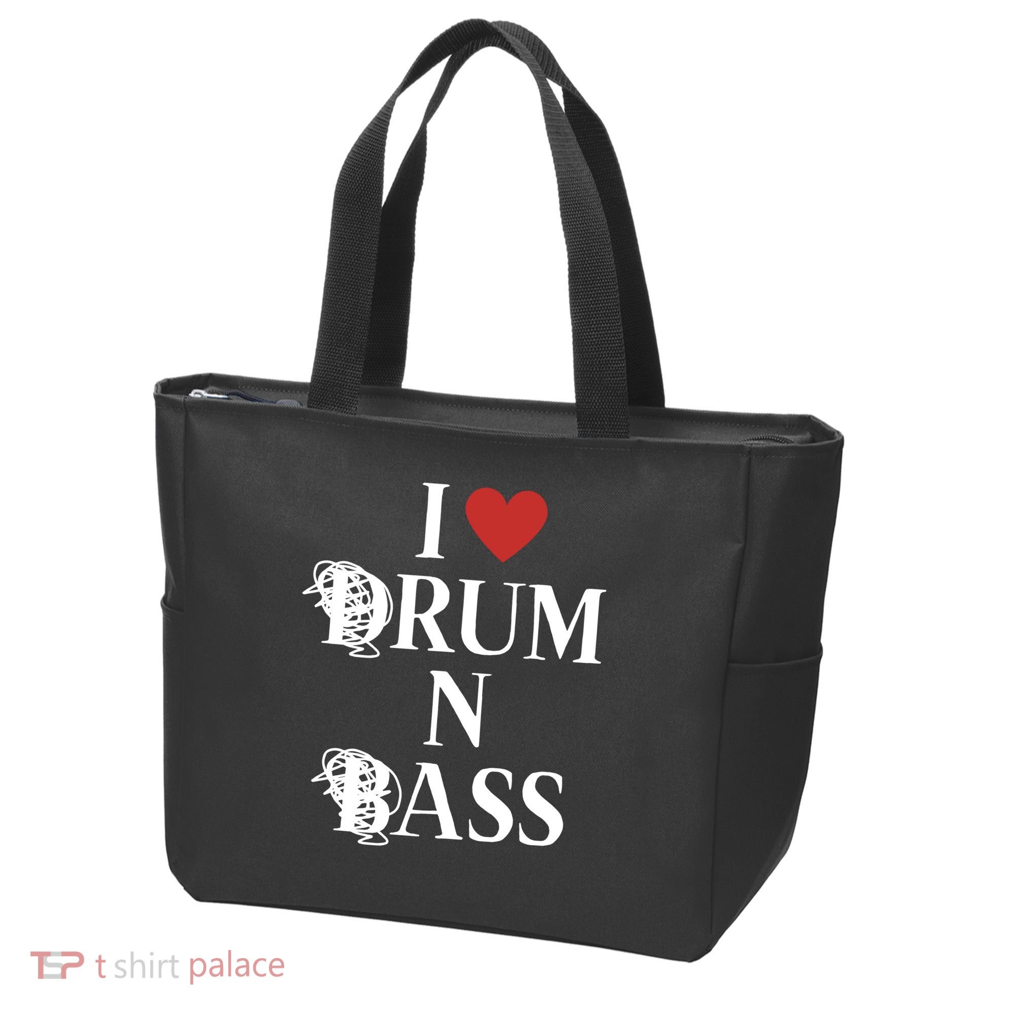 I Love Drum And Bass Rock Tote Bag