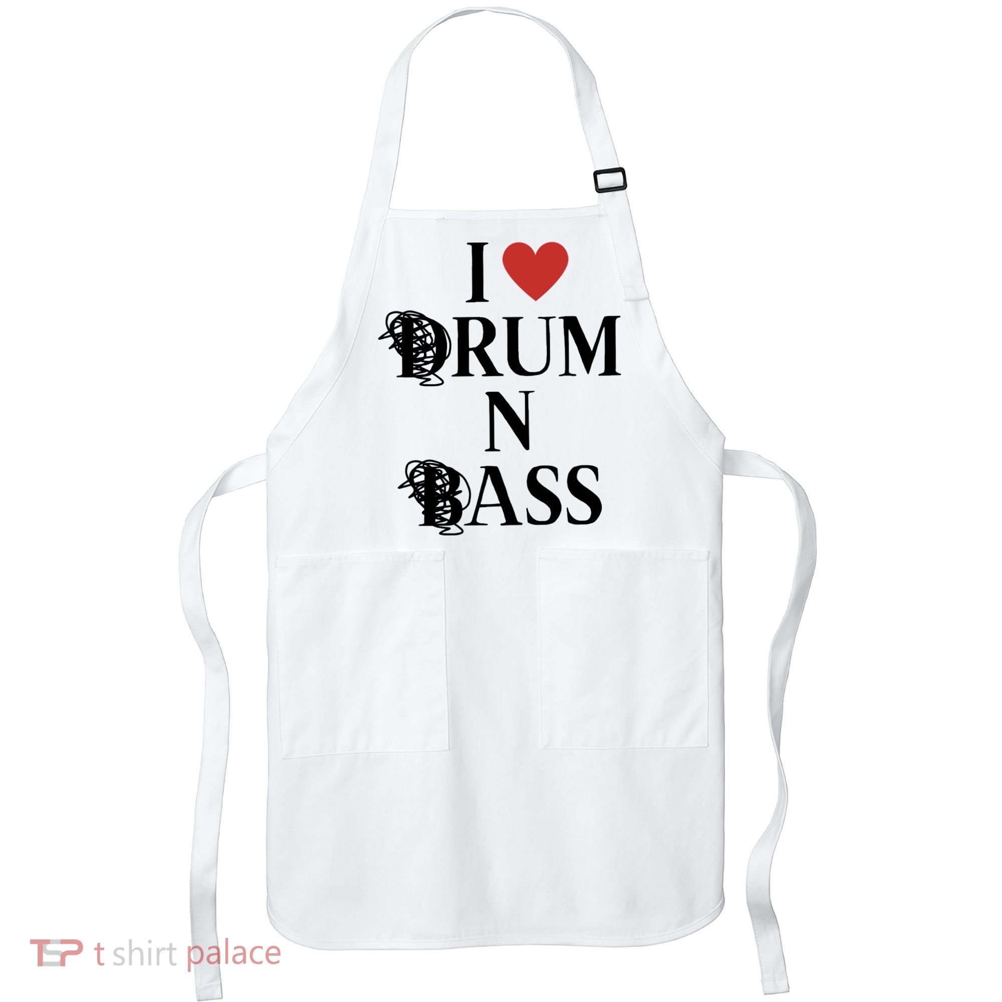 I Love Drum And Bass Rock Apron