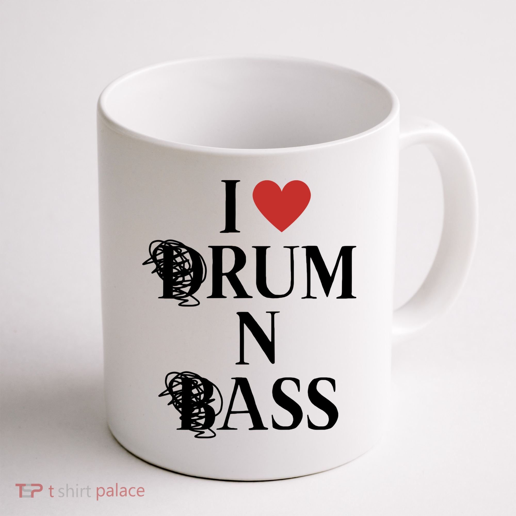 I Love Drum And Bass Rock Coffee Mug