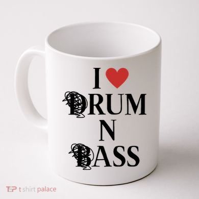 I Love Drum And Bass Rock Coffee Mug