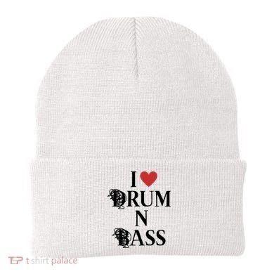 I Love Drum And Bass Rock Beanie