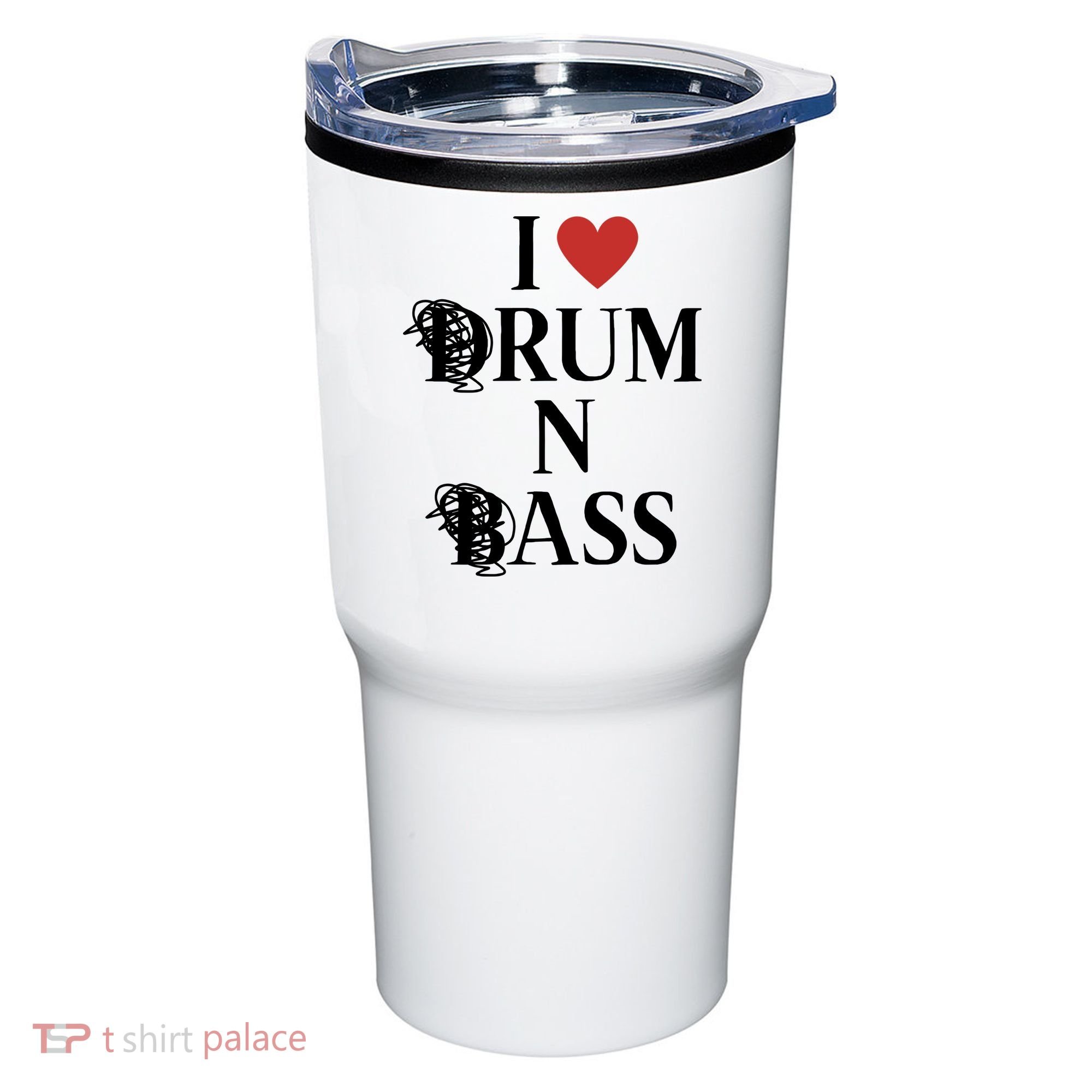 I Love Drum And Bass Rock Tumbler