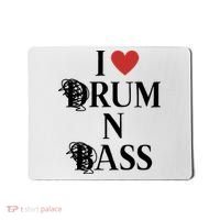 I Love Drum And Bass Rock Mousepad thumb 0