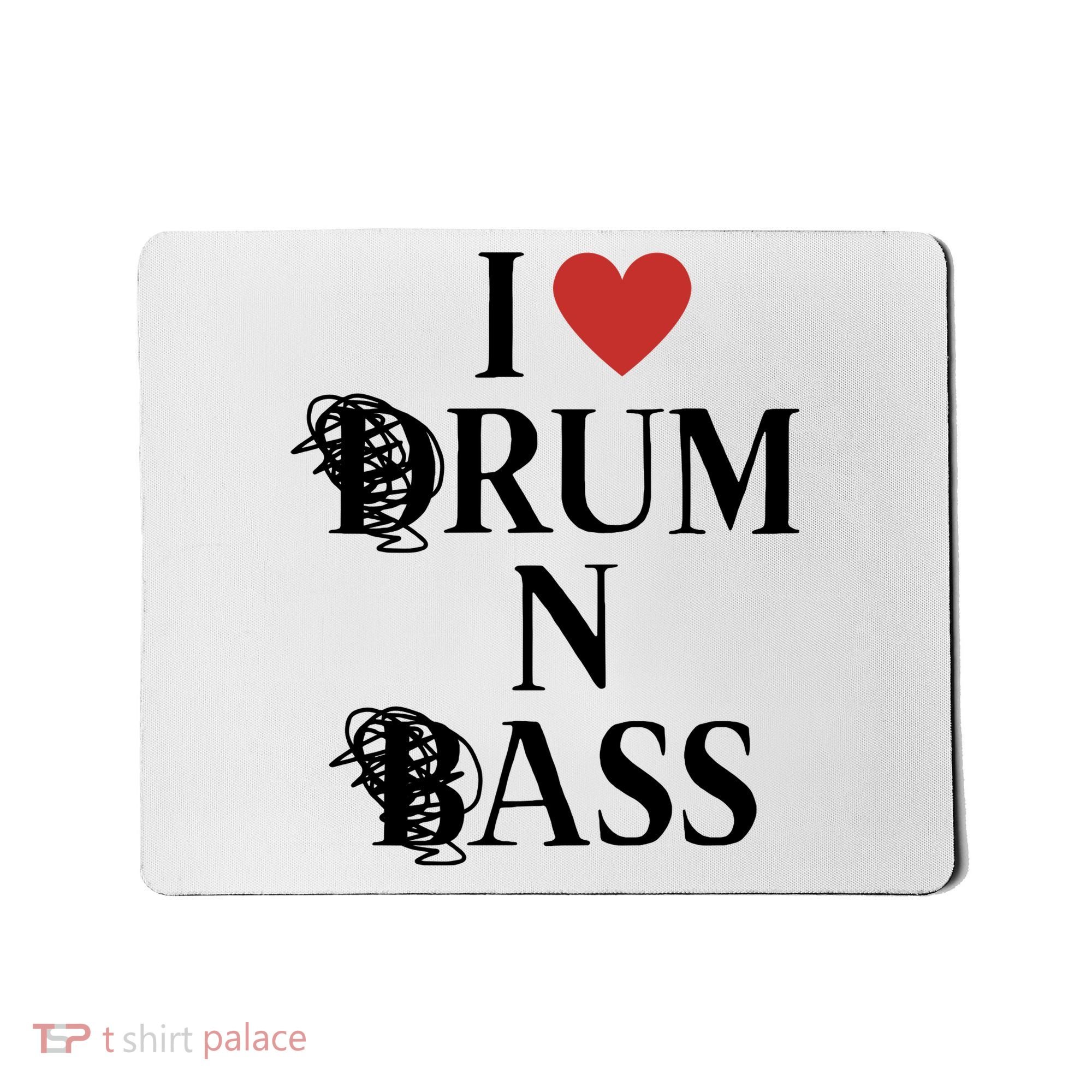 I Love Drum And Bass Rock Mousepad