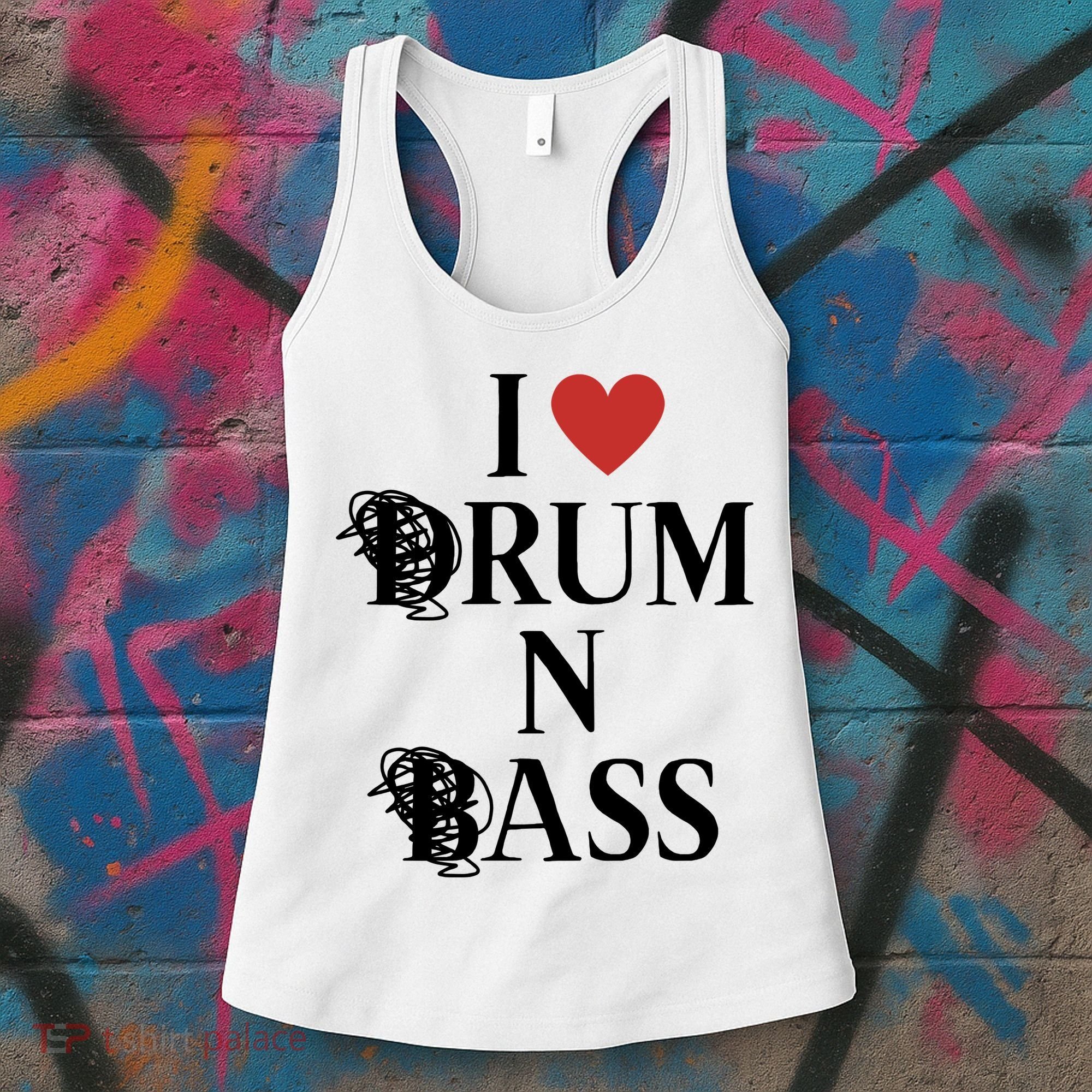 I Love Drum And Bass Rock Women's Tank Top