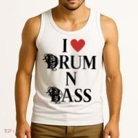 I Love Drum And Bass Rock Tank Top thumb 3