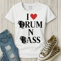 I Love Drum And Bass Rock Women's T-Shirt thumb 3