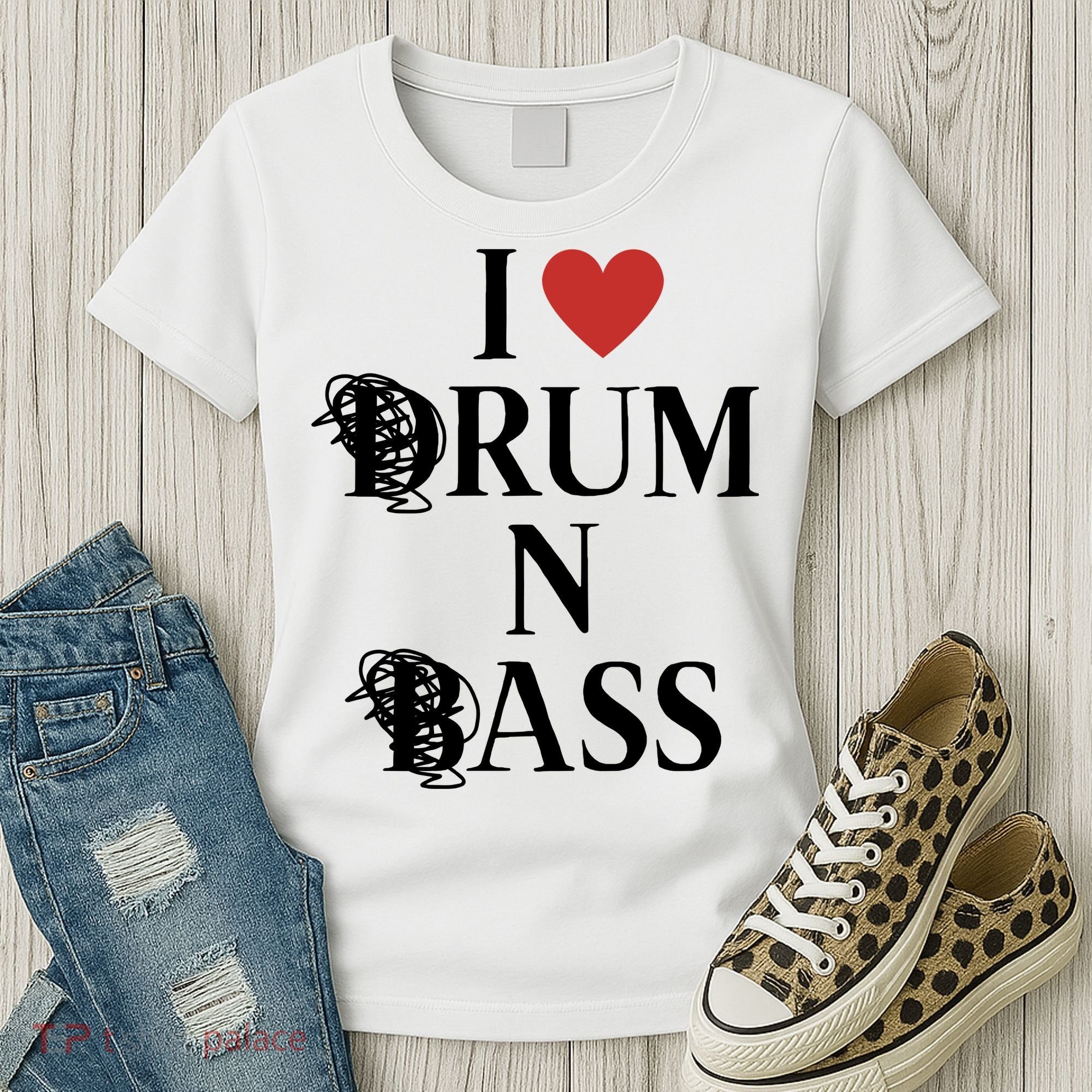 I Love Drum And Bass Rock Women's T-Shirt