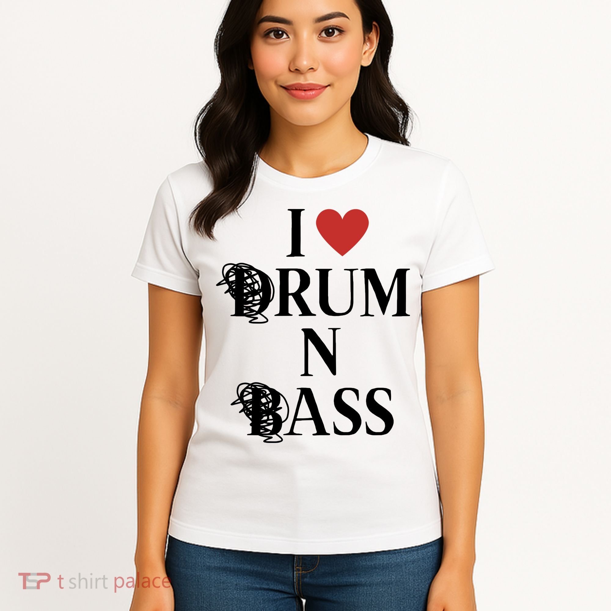 I Love Drum And Bass Rock Women's T-Shirt