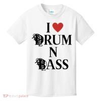 I Love Drum And Bass Rock Kids T-Shirt thumb 0