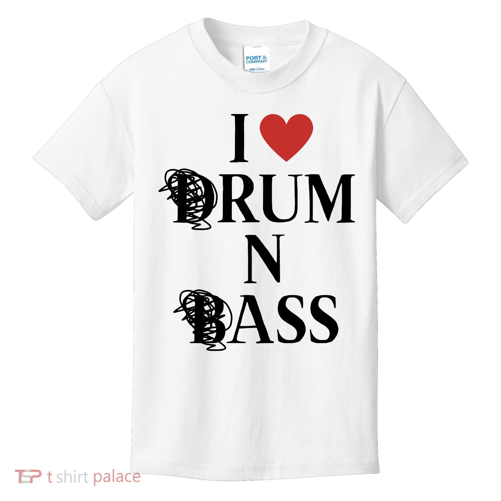 I Love Drum And Bass Rock Kids T-Shirt