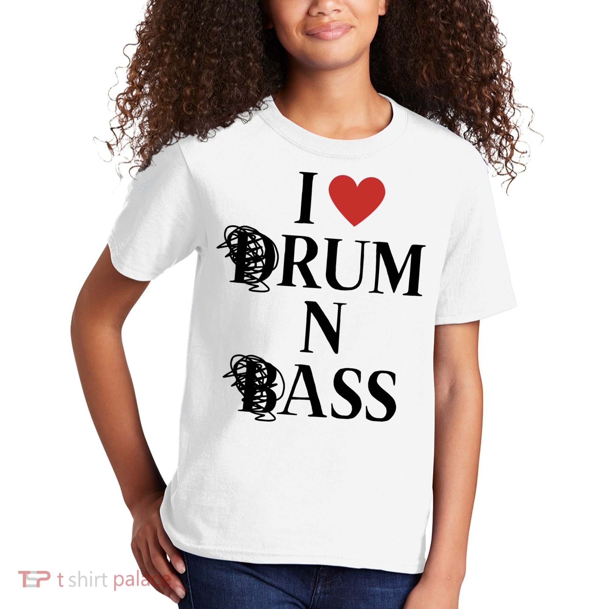 I Love Drum And Bass Rock Kids T-Shirt