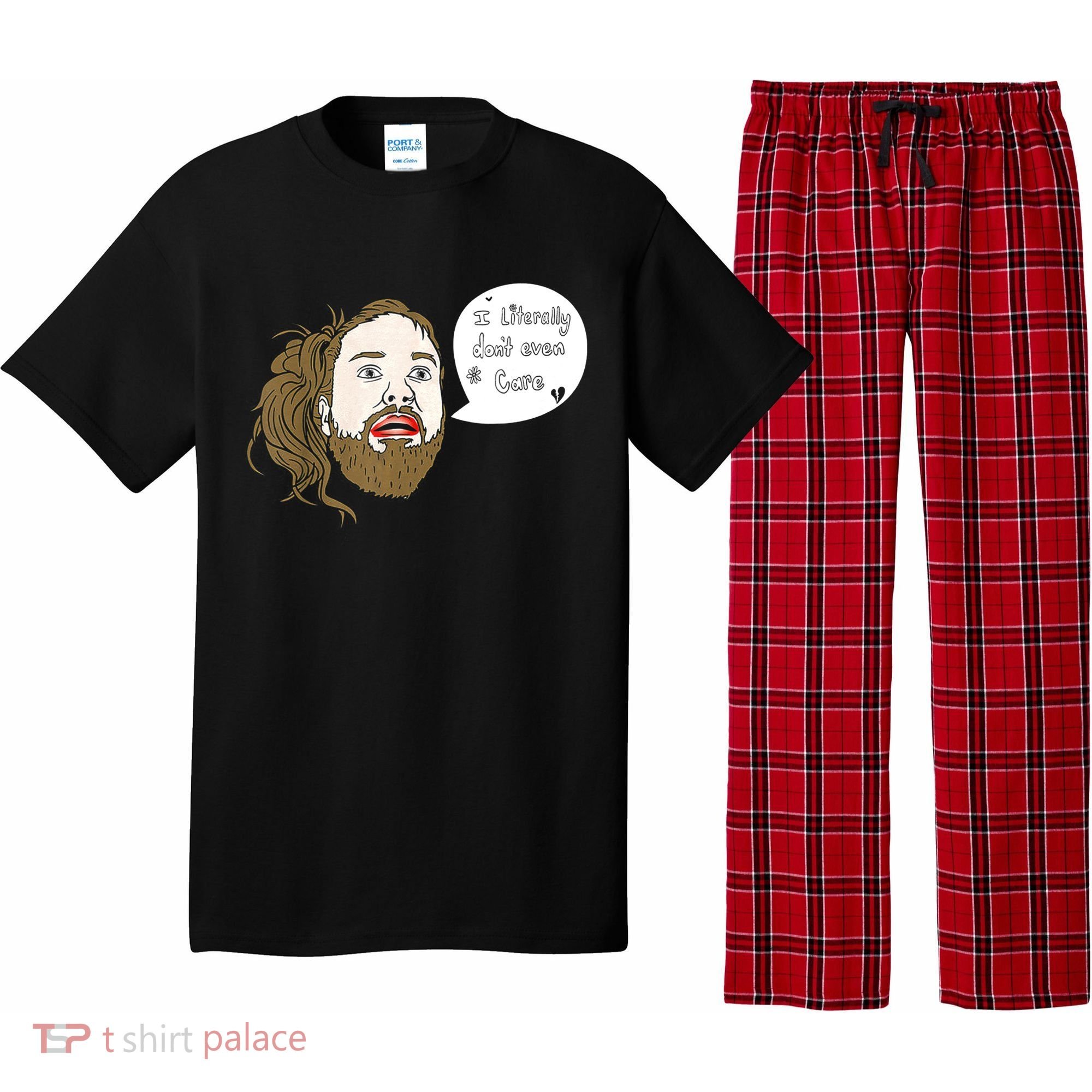 I Literally Don't Even Care Pajama Set