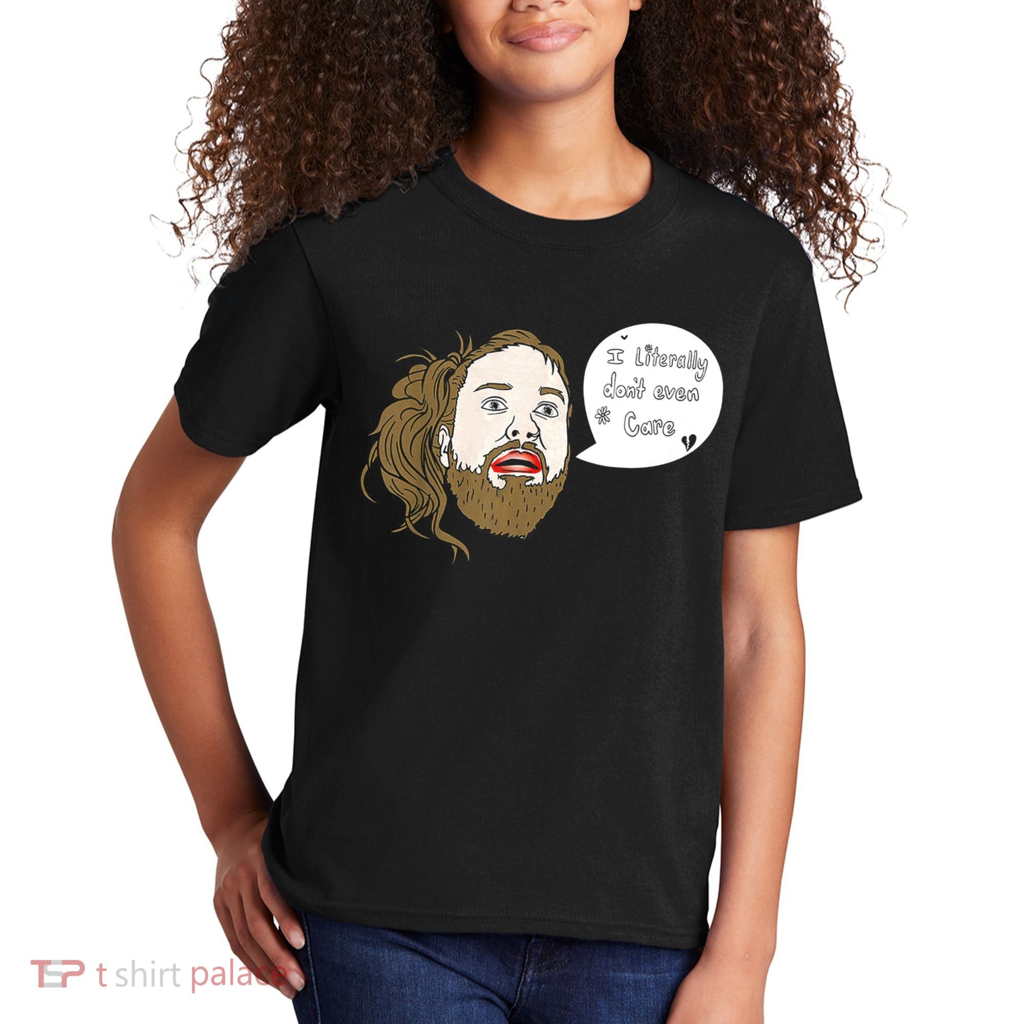 I Literally Don't Even Care Kids T-Shirt