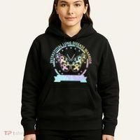 Interstitial Lung Disease betterfly ribbon awareness Tie Dye Hoodie thumb 5