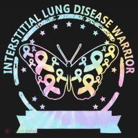 Interstitial Lung Disease betterfly ribbon awareness Tie Dye Women's Tank Top thumb 5