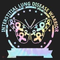 Interstitial Lung Disease betterfly ribbon awareness Tie Dye Hat thumb 2