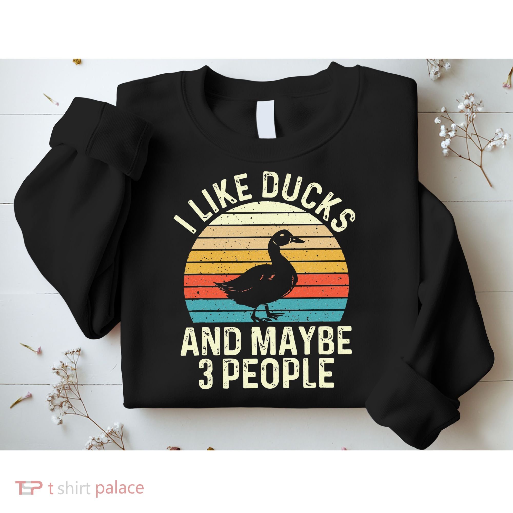 I Like Ducks And Maybe 3 People Duck Lover Sweatshirt