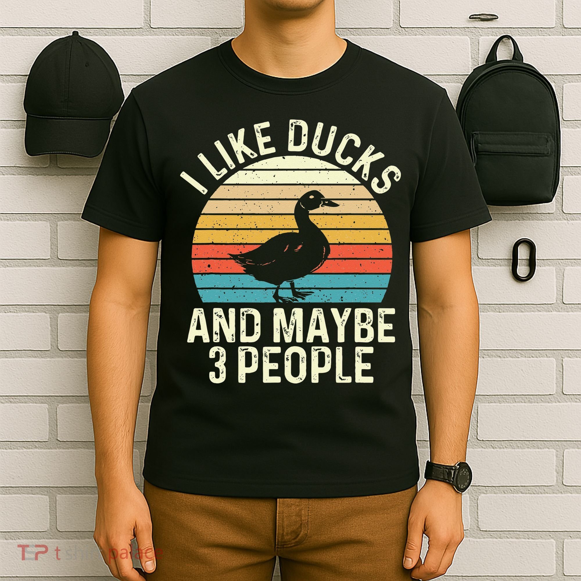I Like Ducks And Maybe 3 People Duck Lover T-Shirt