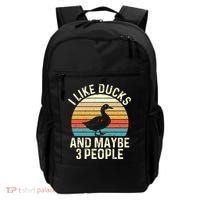 I Like Ducks And Maybe 3 People Duck Lover Backpack thumb 0