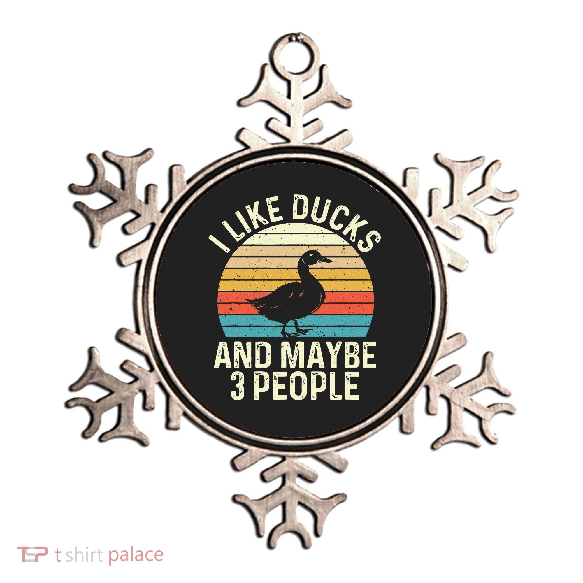I Like Ducks And Maybe 3 People Duck Lover Ornament