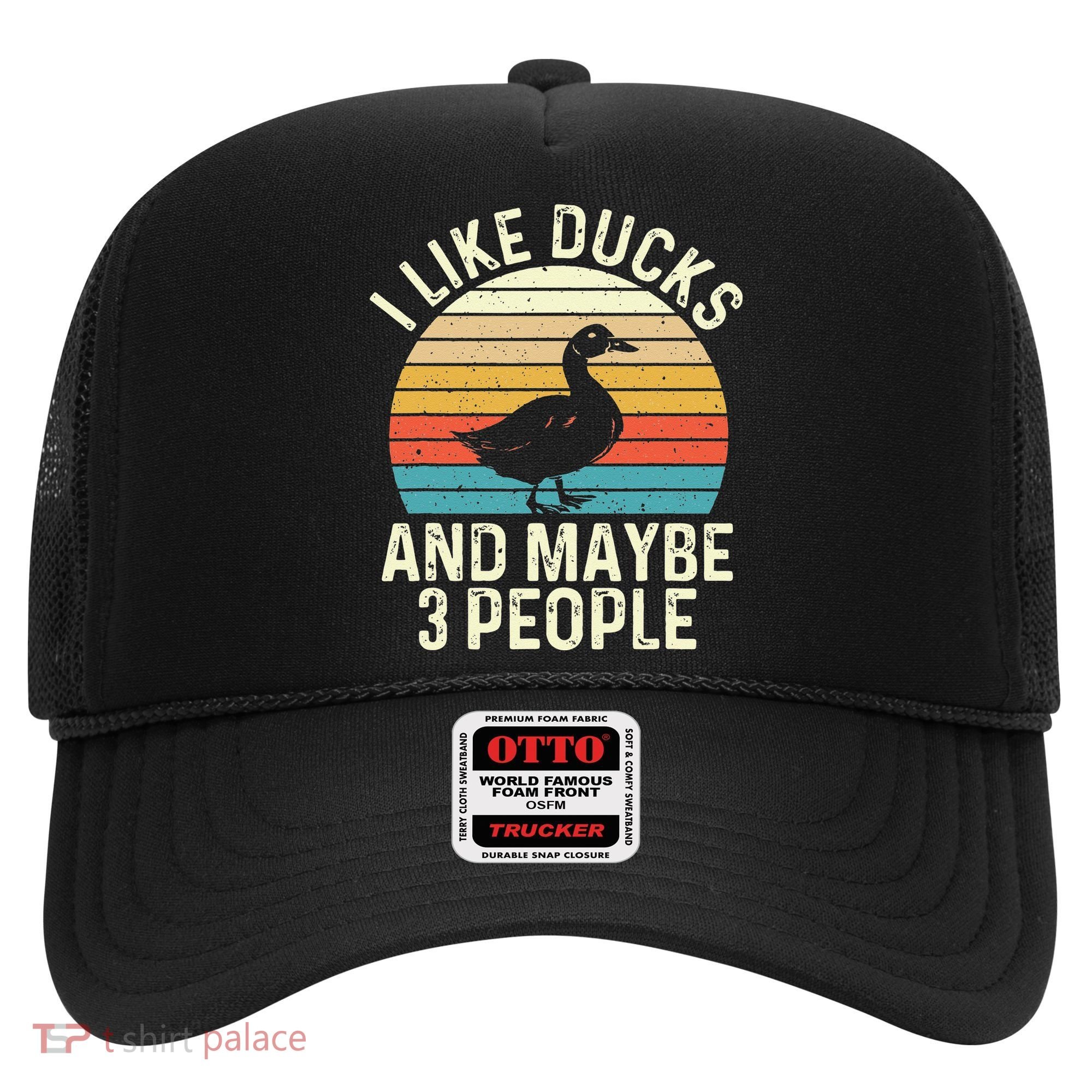 I Like Ducks And Maybe 3 People Duck Lover Hat