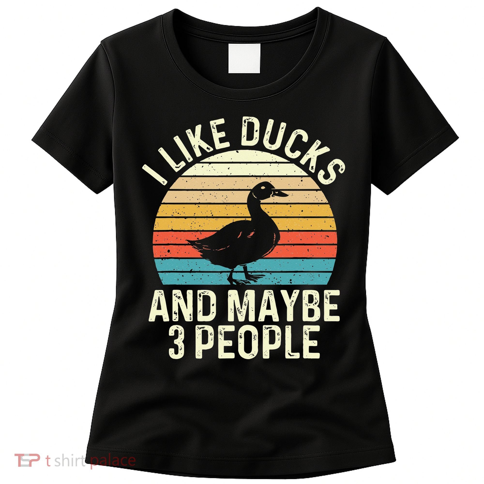 I Like Ducks And Maybe 3 People Duck Lover Women's T-Shirt