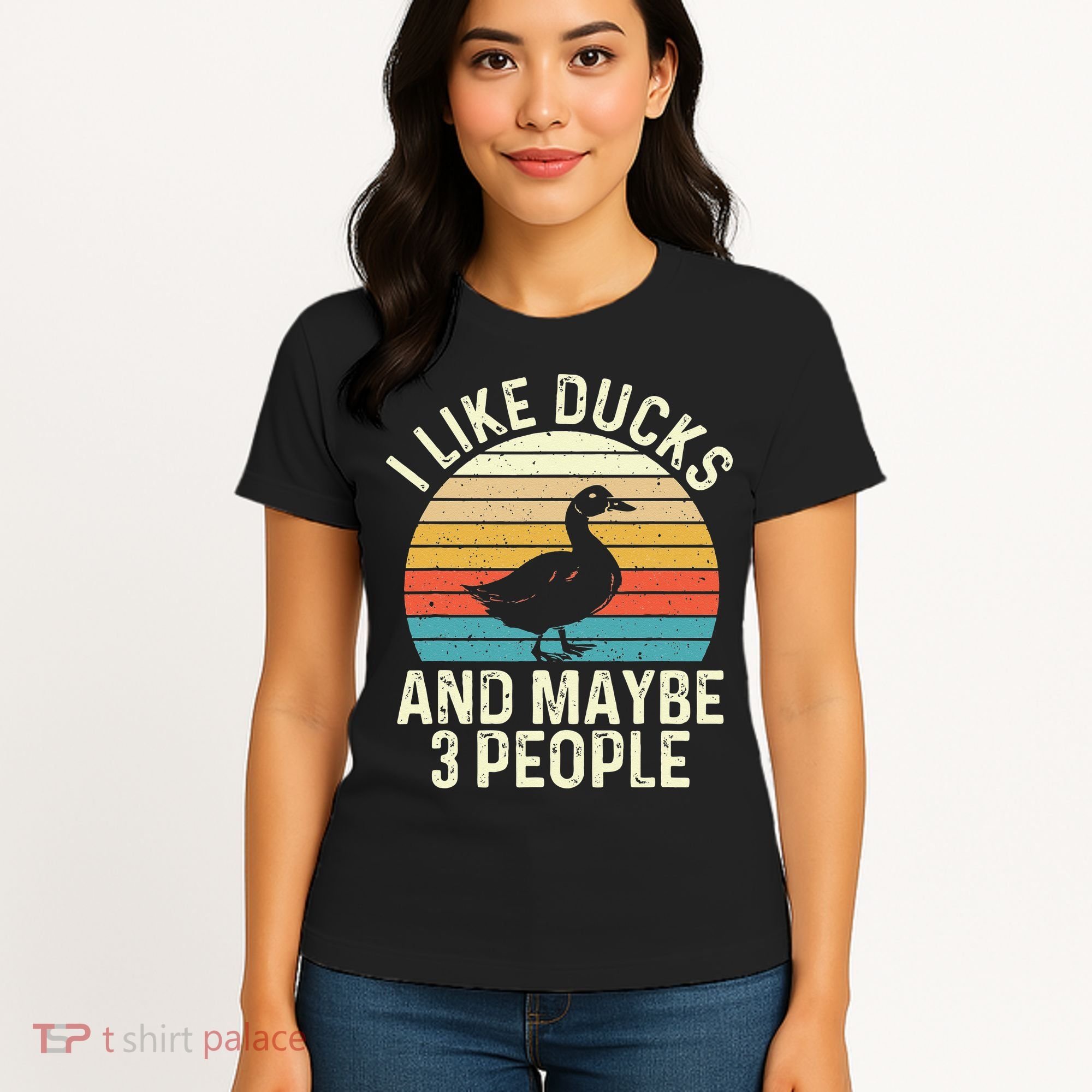 I Like Ducks And Maybe 3 People Duck Lover Women's T-Shirt