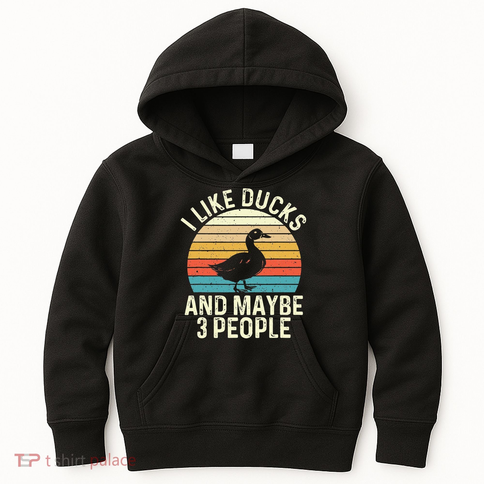 I Like Ducks And Maybe 3 People Duck Lover Kids Hoodie