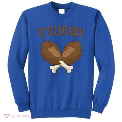 It’s Leg Day Vintage Thanksgiving Fall Workout Gift Sweatshirt