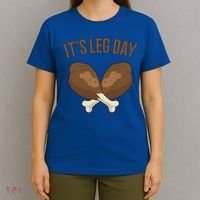 It’s Leg Day Vintage Thanksgiving Fall Workout Gift T-Shirt thumb 4
