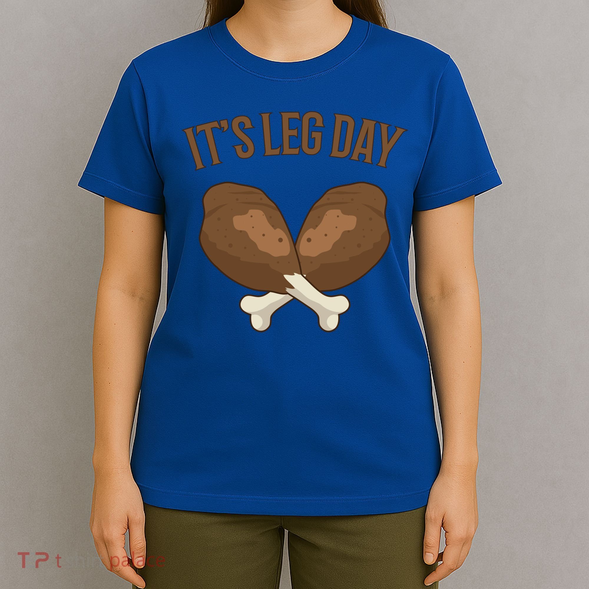 It’s Leg Day Vintage Thanksgiving Fall Workout Gift T-Shirt